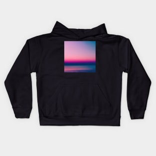 Pink Blue Sky Kids Hoodie